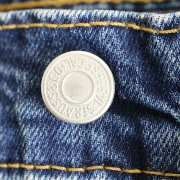 Levis 505 Regular Fit Jeans, Size 34 x 32 - Blue - Picture 9 of 11